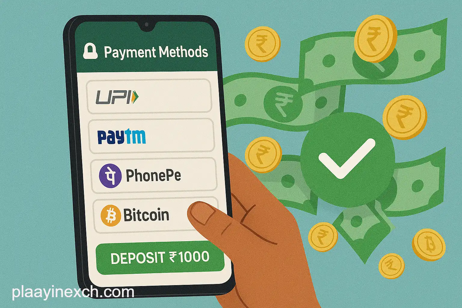 Playinexch APK Download – Safe & Easy Mobile Betting 3 Depositing Money Safely Playinexch